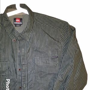 Quiksilver Green Flannel  